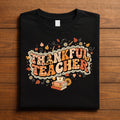 Cute Turkey Thanksgiving Teacher Shirt One Thankful Teacher Autumn Fall Harvest Classroom Tee, Gift Teacher Thanksgiv...