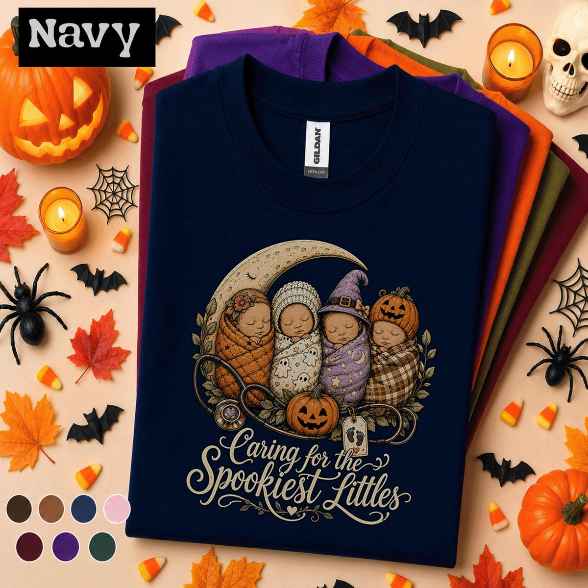 NICU Nurse Halloween Shirt, Spooky Baby Nurse Tee