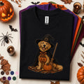 Golden Retriever Witch Halloween Shirt, Cute Spooky Dog Tee