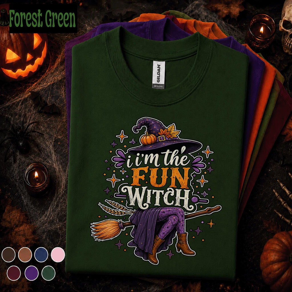 Fun Witch Halloween Shirt, Im The Fun Witch Tee, Funny Witch Costume Shirt, Spooky Season Tee, Cute Halloween Party Gift