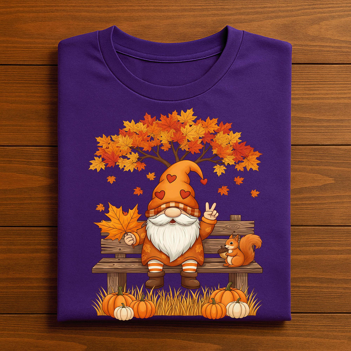 Cute Gnome Thanksgiving Fall Shirt Autumn Pumpkin Pie Cozy Harvest Autumn Outfit Tee, Gift Gnome Thanksgiving Sweatshirt, Thanksgiving Women