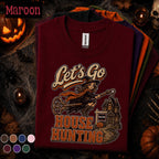 Lets Go House Hunting Halloween Realtor Shirt, Witch Real Estate Agent Tee, Spooky Realtor Gift, Haunted House Real Estate Fall Tee