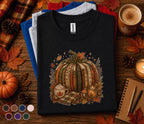Cozy Pumpkin Books Shirt, Autumn Book Lover Tee
