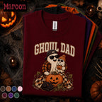 Ghoul Dad Halloween Shirt, Funny Ghost Father Tee, Cute Pumpkin Family Shirt, Spooky Season Dad Gift, Retro Halloween Papa T Shirt