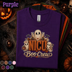 NICU Boo Crew Halloween Shirt, Cute Ghost Nurse Tee, Neonatal Nurse Gift, Spooky NICU Nursing Shirt, Healthcare Worker Halloween Tee