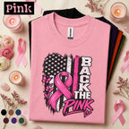 Breast Cancer Awareness Shirt, Back the Pink Tee