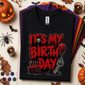 It's My Birthday Halloween Shirt, Horror Birthday Party Tee
