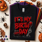 It's My Birthday Halloween Shirt, Horror Birthday Party Tee