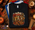 Fall RN Nurse Shirt, Autumn Mushroom RN Tee