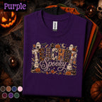 Teacher Spooky Halloween Shirt, Cute Ghost Pumpkin Teacher Tee, Retro School Halloween Shirt, Fall Classroom Gift for Teachers Women