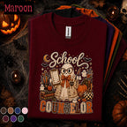 School Counselor Halloween Shirt, Cute Ghost Counselor Tee, Spooky Fall School Counseling Shirt, Pumpkin Counselor Gift for Women