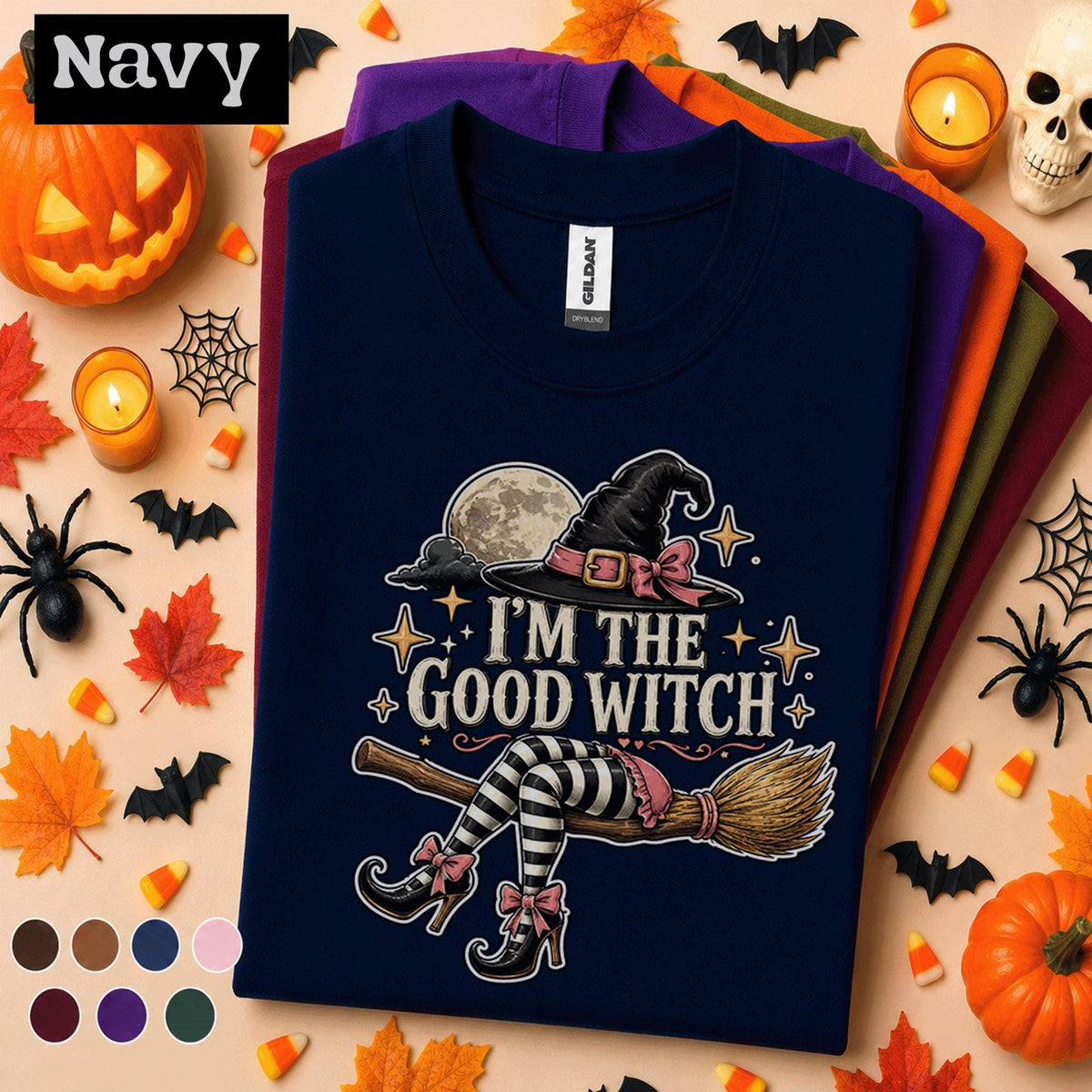 Good Witch Halloween Shirt, Funny Witch T Shirt, Spooky Season Tee, Witch Broom Shirt, Cute Halloween Gift, Witchy Fall Tee
