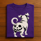 Funny Dog Pumpkin Butt Halloween Shirt | Spooky & Hilarious Pet Lover Tee for Dog Moms, Funny Halloween Dog Shirt, Dog Halloween Sweatshirt