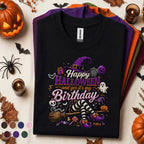 Happy Halloween Its My Birthday Shirt, Halloween Birthday Girl Tee