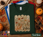 Fall Vibes Shirt, Rustic Autumn Floral Tee, Vintage Wildflower Fall Shirt, Cozy Harvest Season T-Shirt, Thanksgiving Gift for Women