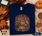 All Booked for Fall Shirt, Cozy Fall Reading Shirt, Book Lover Pumpkin Tee, Autumn Library Sweatshirt, Teacher Reader Gift, Bookish Fall Tee
