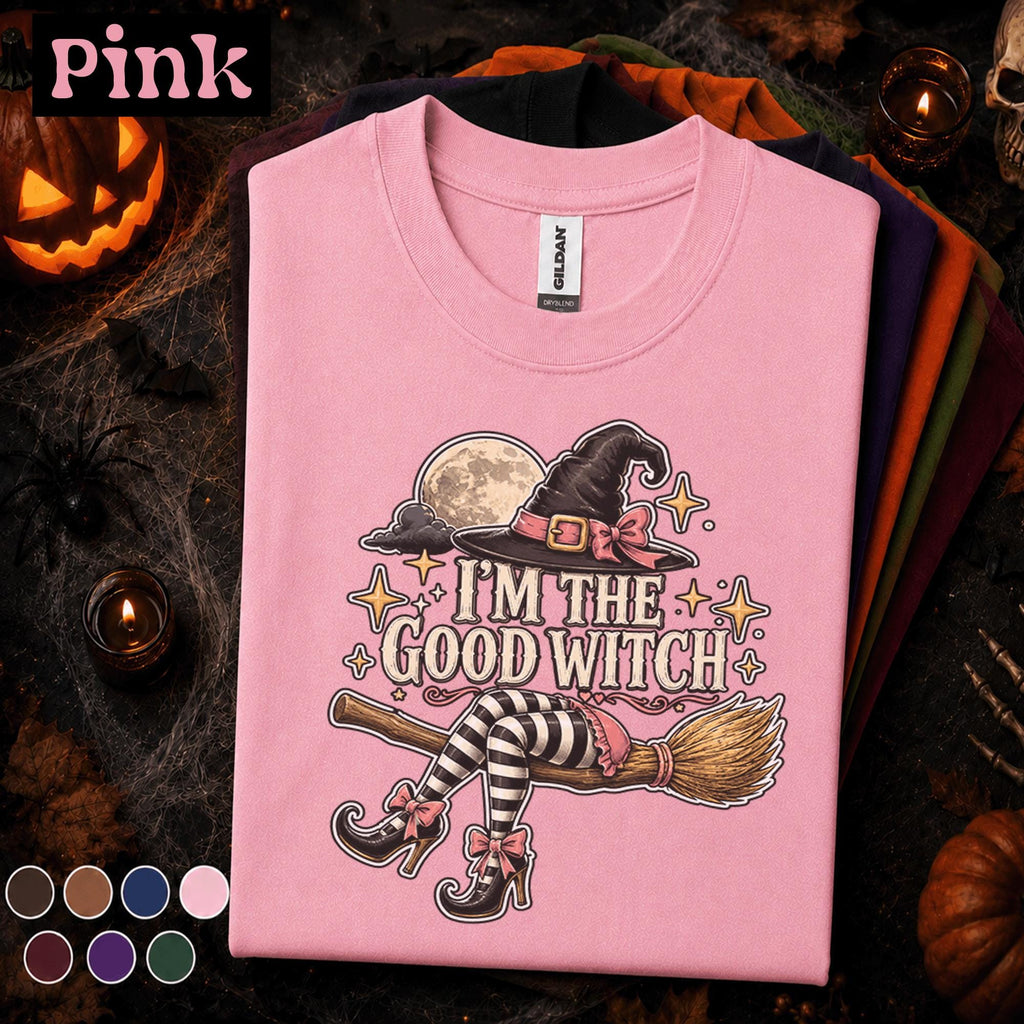 Good Witch Halloween Shirt, Funny Witch T Shirt, Spooky Season Tee, Witch Broom Shirt, Cute Halloween Gift, Witchy Fall Tee