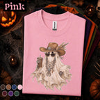 Western Ghost Halloween Shirt, Cowgirl Ghost Tee, Boho Spooky Season Shirt, Cowboy Halloween Tee, Cute Western Fall Outfit Gift