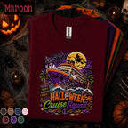 Halloween Cruise Squad Shirt, Spooky Salty Nauti Cruise Tee, Ghost Witch Pumpkin Vacation Shirt, Family Group Halloween Cruise Gift
