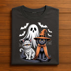 Spooky Cats Shirt Witch Cat Sweatshirt, Mummy Cat Ghost