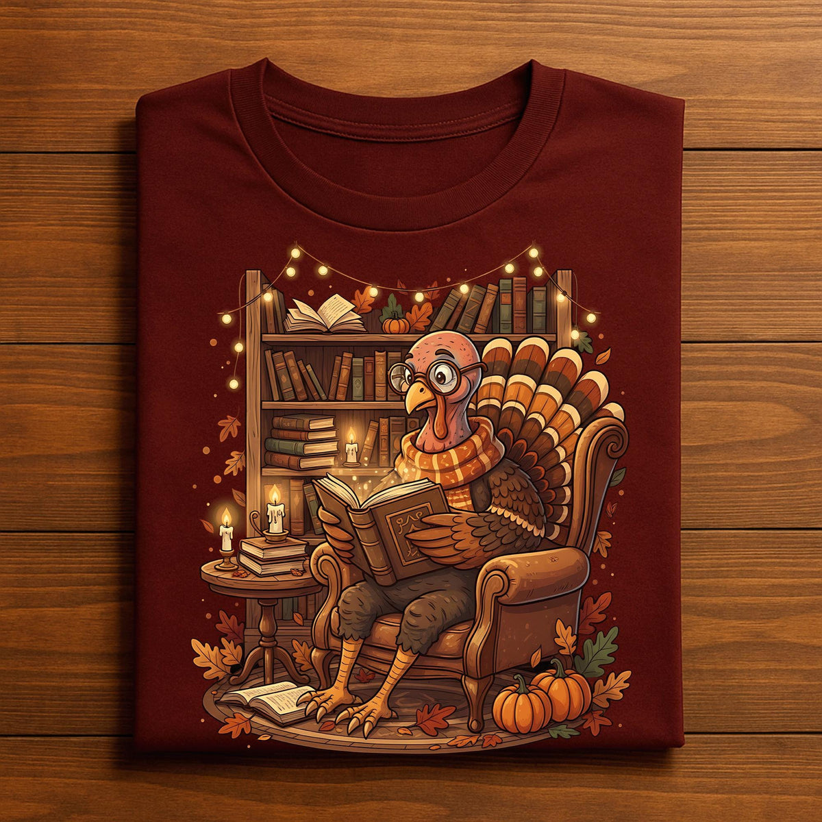 Turkey Reading Books Fall Librarian Thanksgiving Teacher Shirt, Books Turkey Teacher Thanksgiving Librarian Tee, Gift Teacher Sweatshirt