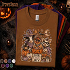 Spooky Little Crew Halloween Shirt, Cute Farm Animal Tee, Cow Chicken Pig Halloween T Shirt, Pumpkin Witchy Fall Farmhouse Gift Tee