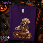 Skeleton Baker Halloween Shirt, Spooky Baking Tee, Pumpkin Pie Kitchen Shirt, Vintage Fall Baker Gift, Cute Halloween Baking T Shirt