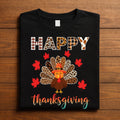 Blessed Thankful Happy Thanksgiving Shirt Autumn Pumpkin Turkey Fall Outfit Tee, Happy Thanksgiving Sweatshirt