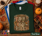 Hello Fall Vibes Shirt, Cozy Autumn Pumpkin Tee, Rustic Thanksgiving Sweatshirt, Plaid Pumpkin Bow Shirt, Cute Harvest Season Gift for Women