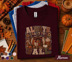 Always Ready for Fall Shirt, Cozy Autumn Pumpkin Sweatshirt, Football Pumpkin Spice Coffee Tee, Cute Fall Season Gift for Women