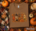 Cute Dachshund Fall Shirt, Autumn Wiener Dog Lover Tee, Cozy Pumpkin Puppy Shirt, Thanksgiving Dog Sweatshirt, Doxie Mom Gift, Fall Dogs