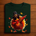 Cool Dab Turkey Thanksgiving Autumn Party Look, Dabbing Turkey Shirt