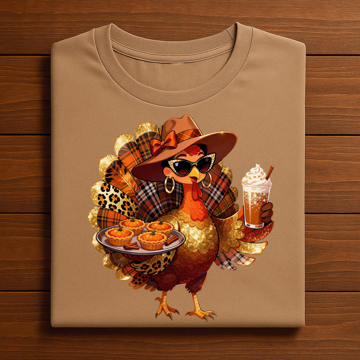 Women Turkey Shirt Cute Thanksgiving Shirt For Women, Cute Fall Outfit Pumpkin Spice and Pies for Autumn Vibes, Gift Thanksgiving Sweatshirt