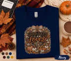God Says I Am Loved Shirt Christian Fall Pumpkin Tee Faith Based Autumn Thanksgiving Shirt Religious Harvest Gift Cozy Bible Verse Apparel