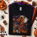 7th Birthday Halloween Shirt, Spooky Number 7 Birthday Tee