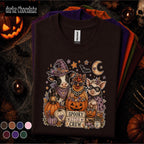 Spooky Little Crew Halloween Shirt, Cute Farm Animal Tee, Cow Chicken Pig Halloween T Shirt, Pumpkin Witchy Fall Farmhouse Gift Tee