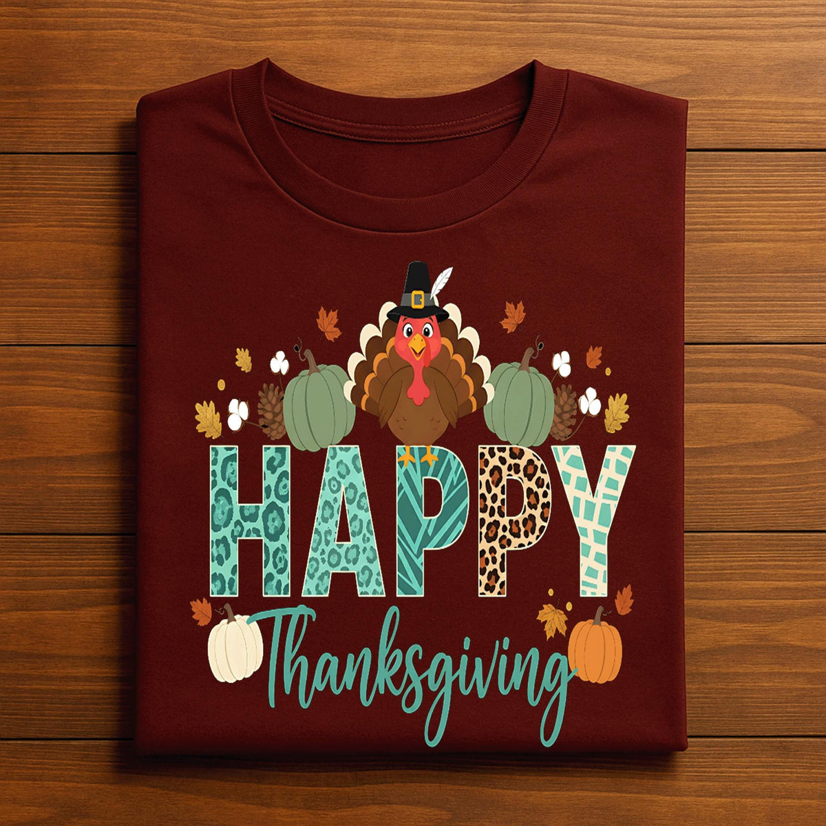 Happy Thanksgiving Shirt Autumn Pumpkin Turkey Fall Outfit Tee, Happy Thanksgiving Sweatshirt