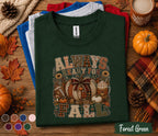 Always Ready for Fall Shirt, Cozy Autumn Pumpkin Sweatshirt, Football Pumpkin Spice Coffee Tee, Cute Fall Season Gift for Women