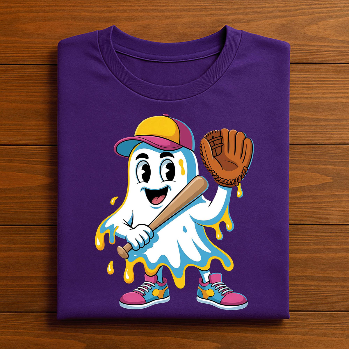 Pumpkin Baseball Halloween Shirt, Ghost Baseball Sweatshirt