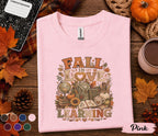 Fall in Love with Learning Shirt, Autumn Teacher Pumpkin Tee, Cozy Classroom T-Shirt, Back to School Teacher, Thanksgiving Educator Outfit