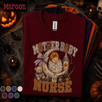 Mother Baby Nurse Halloween Shirt, Labor Delivery Nurse Tee, Newborn Nurse Gift, Spooky Maternity Nursing Shirt, Cute Fall Healthcare Tee