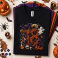 18th Birthday Halloween Shirt, Spooky Number 18 Tee