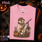 Ghost Duck Hunter Halloween Shirt, Funny Hunting Ghost Tee, Spooky Waterfowl Hunter Gift, Pumpkin Duck Hunting Shirt, Camo Fall Tee