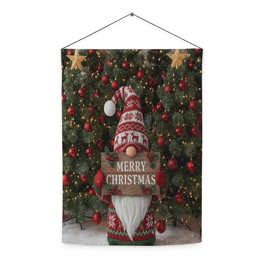 Merry Christmas Garden Flag Sublimation, Christmas Gnome 12x17 Garden Flag, Merry Christmas Gnome Garden Flag, Winter Decoration