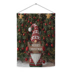 Merry Christmas Garden Flag Sublimation, Christmas Gnome 12x17 Garden Flag, Merry Christmas Gnome Garden Flag, Winter Decoration