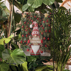 Merry Christmas Garden Flag Sublimation, Christmas Gnome 12x17 Garden Flag, Merry Christmas Gnome Garden Flag, Winter Decoration
