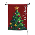 Christmas Garden Flag, Christmas Welcome Flag, Christmas Garden Flag, Outdoor Holiday Decor, Red XMAS Flag Winter, Christmas Decoration