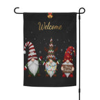 Christmas Gnome Welcome Garden Flag: Outdoor Holiday Yard Decoration, Garden Flag Winter, Winter Decoration, Christmas Garden Flag