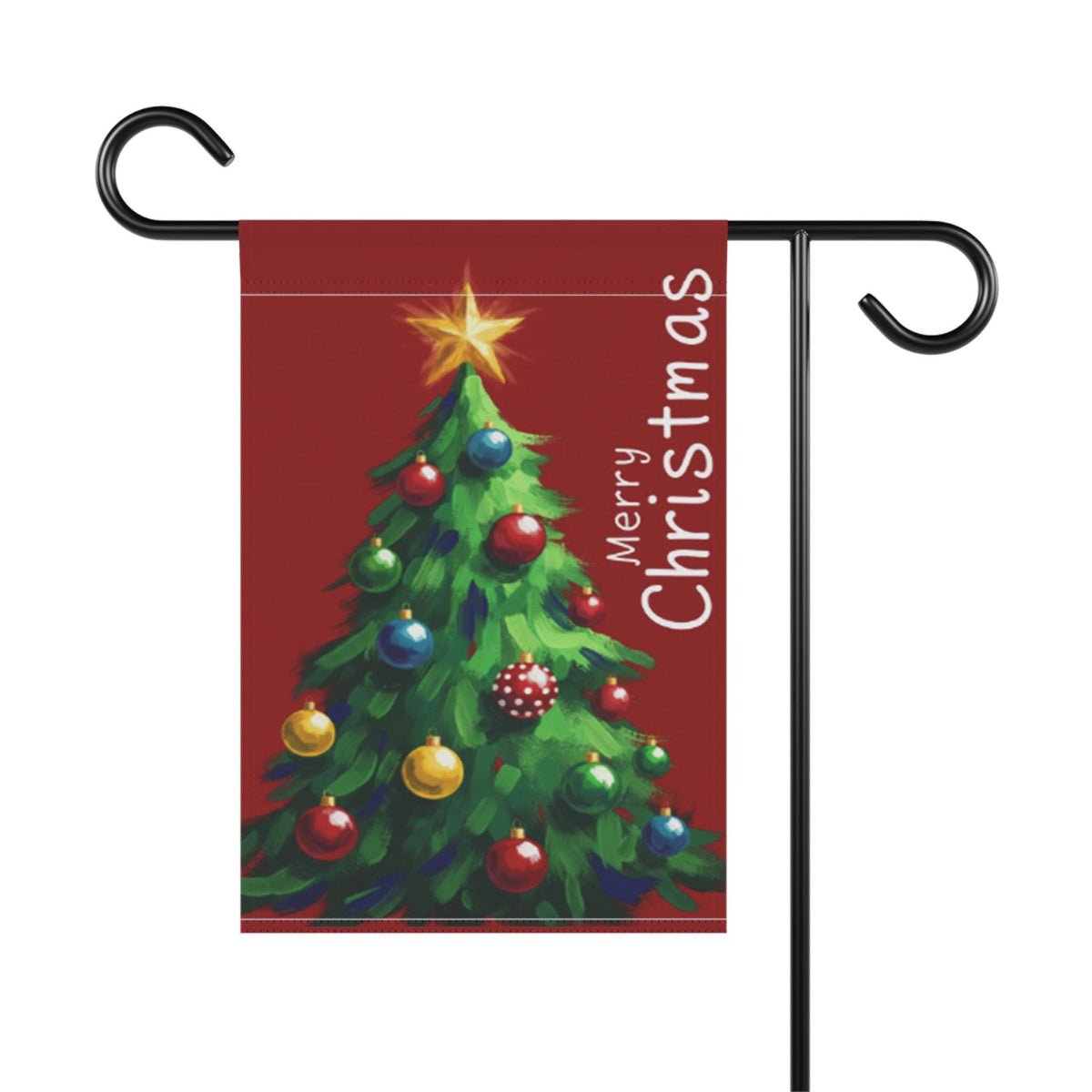 Christmas Garden Flag, Christmas Welcome Flag, Christmas Garden Flag, Outdoor Holiday Decor, Red XMAS Flag Winter, Christmas Decoration