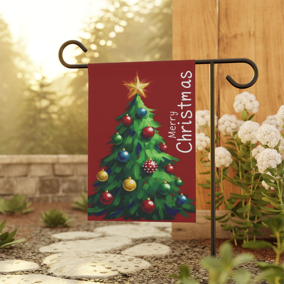 Christmas Garden Flag, Christmas Welcome Flag